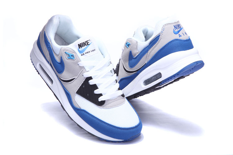 New Men'S Nike Air Max Black/White/Blue/Gary
